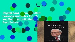 Digital book  Warren Buffett: Lessons and Rules for Life and Success Unlimited acces Best Sellers