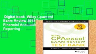 Digital book  Wiley Cpaexcel Exam Review 2018 Test Bank: Financial Accounting and Reporting