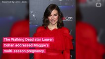 'The Walking Dead's Lauren Cohan Talks Maggie's Pregnancy