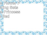 4Piece Duvet Cover Set Romantic Flower Printed Bedding Sets Cotton Lace Princess Style