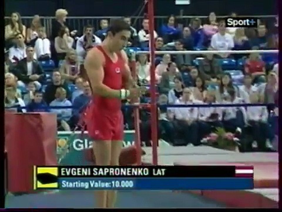 Jevgēņijs SAPRONENKO (LAT) floor - 2003 Glasgow world cup EF