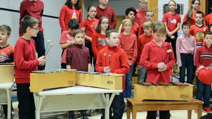 Highland 5th/6th graders present an Olympic-themed Winter Concert