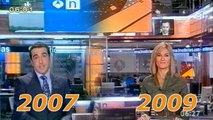 Nuevas temporadas de Antena 3 Noticias 10-9-2007 y 28-9-2009 (comparación)
