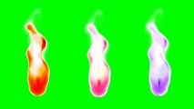 green screen fire - free stock footage - Fire - Flame - 4k - Candles - animation - Torch chroma key
