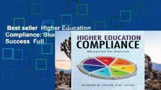 Best seller  Higher Education Compliance: Blueprint for Success  Full
