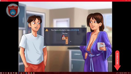 SUMMERTIME SAGA 14 5 2 Walkthrough Part 53   Aunt Diane Visit for Dinner, Watch Mom About Her Dress