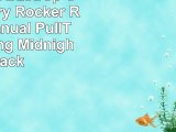 Benchcraft  Bastrop Contemporary Rocker Recliner  Manual PullTab Reclining  Midnight