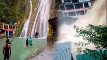Mussoorie Heavy Rainfall increases Water flow in Kempty Falls | Oneindia News