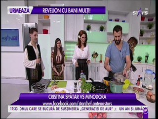 CRISTINA SPATAR (star chef - tv show) 25.november.2017 part1