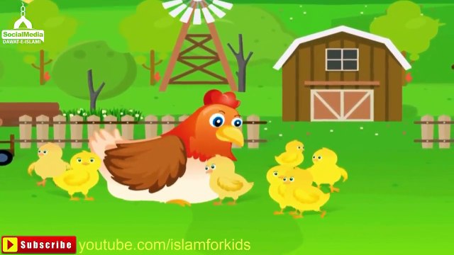 Rhymes for Kids - Kut Kut Karti Aayi Murgi - Urdu Poems for Kids -