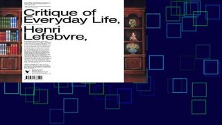 Reading books Critique of Everyday Life: The One-Volume Edition free of charge