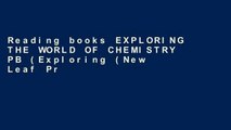 Reading books EXPLORING THE WORLD OF CHEMISTRY PB (Exploring (New Leaf Press)) Full access