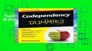 Popular  Codependency FD, 2E (For Dummies)  E-book