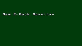 New E-Book Governance, Risk Management, and Compliance: It Can t Happen to Us--Avoiding Corporate