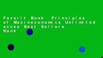 Favorit Book  Principles of Macroeconomics Unlimited acces Best Sellers Rank : #1