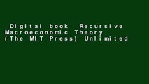 Digital book  Recursive Macroeconomic Theory (The MIT Press) Unlimited acces Best Sellers Rank : #1