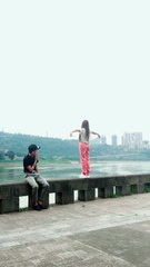 Science bundle phenomenon girl fly to the sky