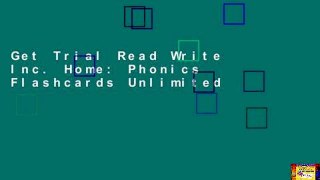 Get Trial Read Write Inc. Home: Phonics Flashcards Unlimited