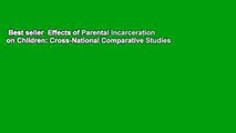 Buy Book Effects Of Parental Incarceration On Children - 