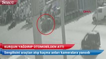 Kurşun yağdırıp otomobilden attı