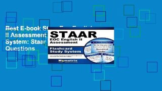 Best E-book Staar Eoc English II Assessment Flashcard Study System: Staar Test Practice Questions
