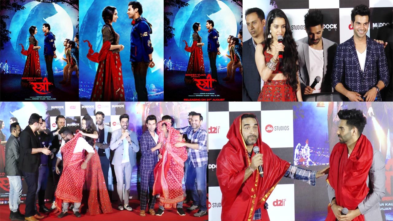 Stree Trailer Launch UNCUT Video: Shraddha Kapoor | Rajkummar Rao | Pankaj Tripathi | FilmiBeat