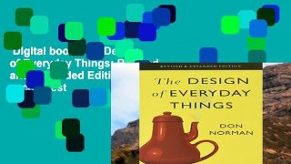 Digital book  The Design of Everyday Things: Revised and Expanded Edition Unlimited acces Best