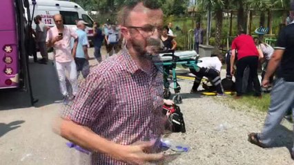 TIR halk otobüsü ile çarpıştı: 1 ölü 14 yaralı