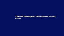 View 100 Shakespeare Films (Screen Guides) online
