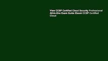 View CCSP Certified Cloud Security Professional All-in-One Exam Guide Ebook CCSP Certified Cloud