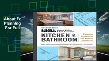 About For Books  NKBA Kitchen and Bathroom Planning Guidelines with Access Standards  For Full
