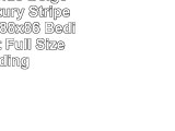 8 Pieces Blue Beige Brown Luxury Stripe Comforter 88x86 Bedinabag Set Full Size