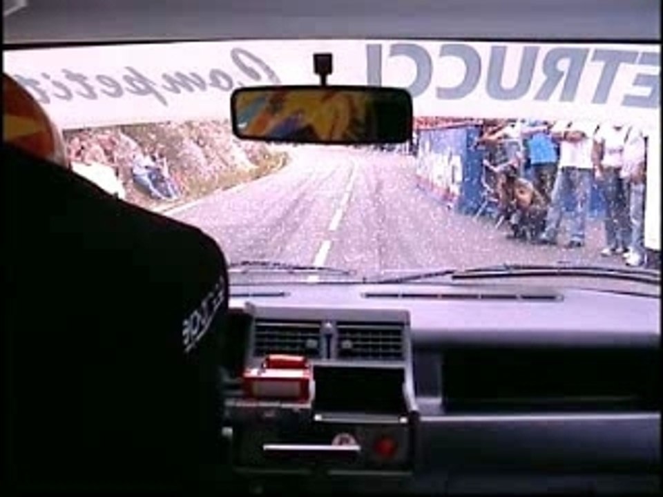 A bord d'une GT turbo de 225 cv "Course de cote"