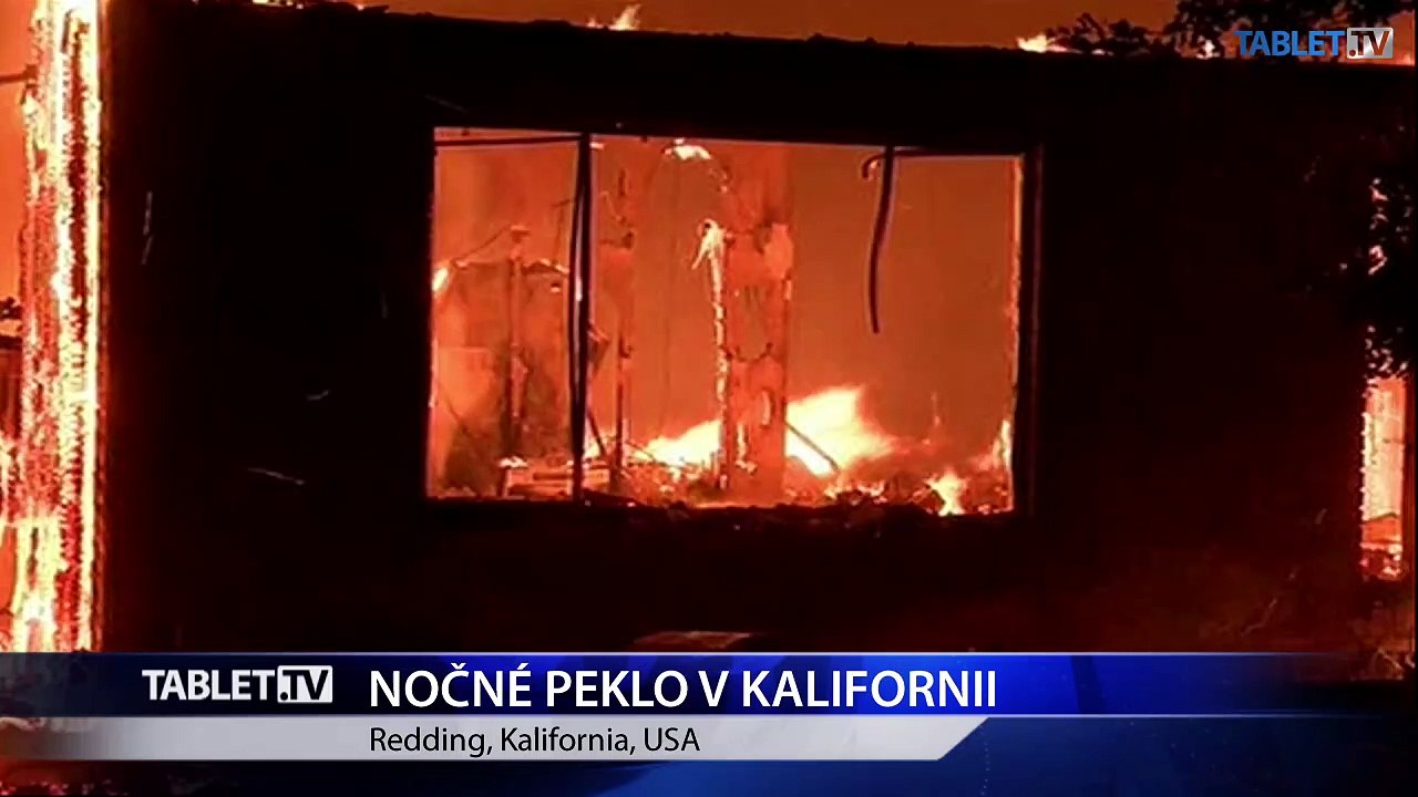 Požiar v severnej Kalifornii sa vymkol spod kontroly