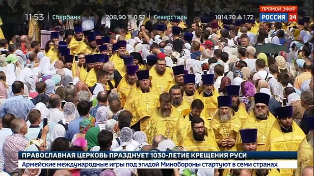 От Москвы до Киева: верующие празднуют 1030-летие Крещения Руси