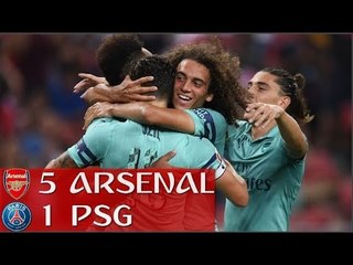 Arsenal 5 x 1 PSG - Melhores Momentos - International Champions Cup 28/07/2018