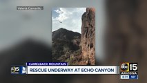 Man rescued from Camelback Mountain Saturday morning
