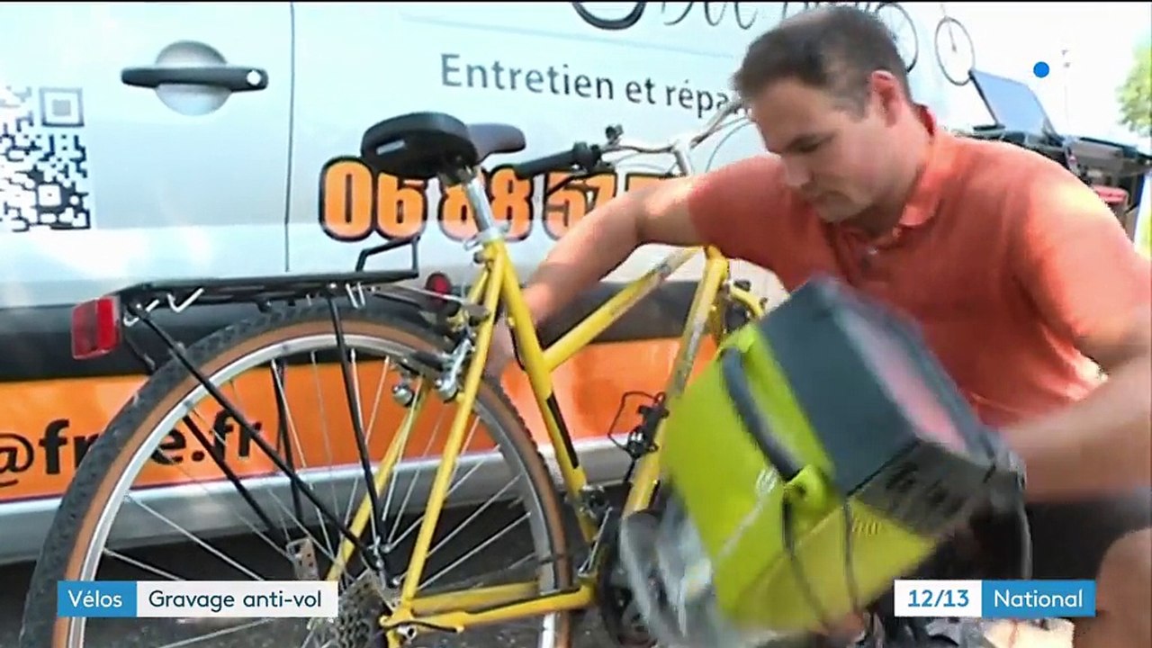 Plan vélo : vers le gravage anti-vol