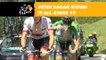 Peter Sagan donne tout, que c'est dur ! / Peter Sagan giving it all ! - Étape 19 / Stage 19 - Tour de France 2018