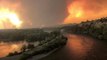 Milhares de pessoas fogem das chamas na Califórnia