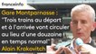 Au départ de la gare Montparnasse, trois trains au départ et à l’arrivée vont circuler au lieu d’une douzaine en temps normal, annonce Alain Krakovitch, de la SNCF