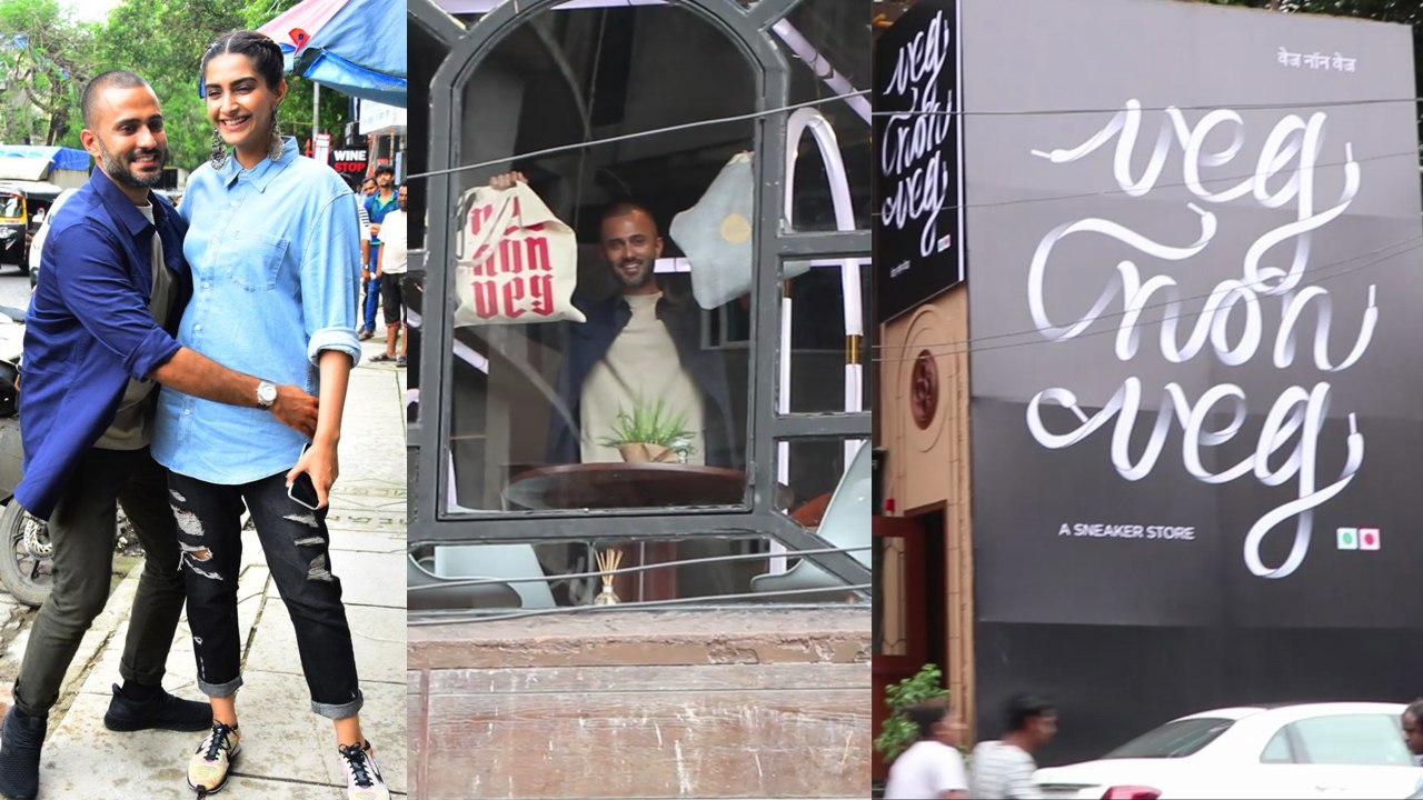 Sonam Kapoor & Anand Ahuja LAUNCHES their new Sneaker Brand Store: Watch Video | FilmiBeat