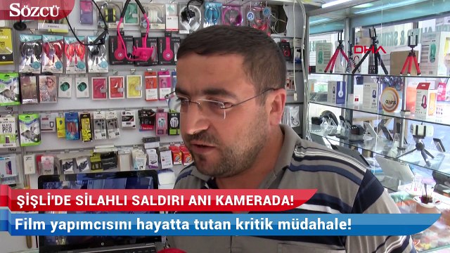 Silahlı saldırı anı kamerada!