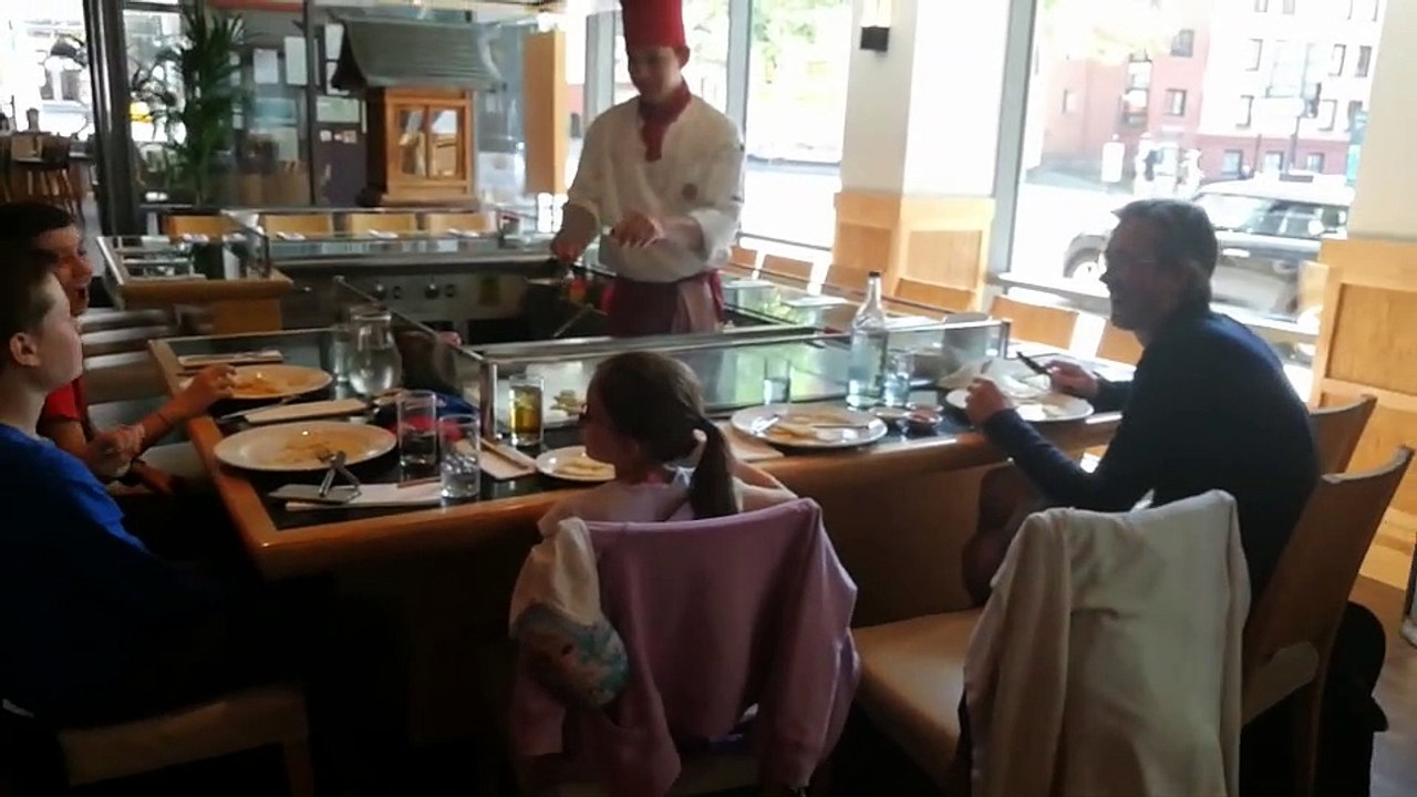 Restau japonais à Glasgow Juillet 18