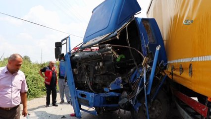 1 kişinin öldüğü, 17 kişinin de yaralandığı kaza kamerada