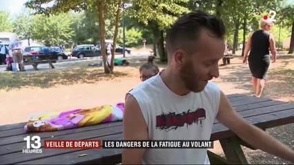 Veille de départs : les dangers de la fatigue au volant