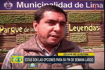 En este feriado largo por Fiestas Patrias escape de la rutina