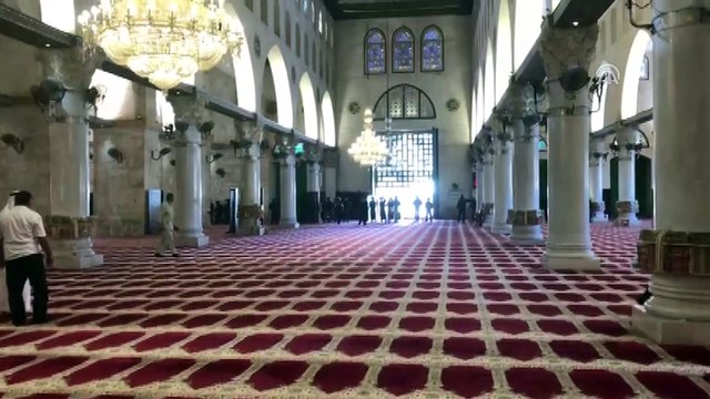 İsrail Aksa'daki Kıble Mescidi'ni kuşattı - KUDÜS