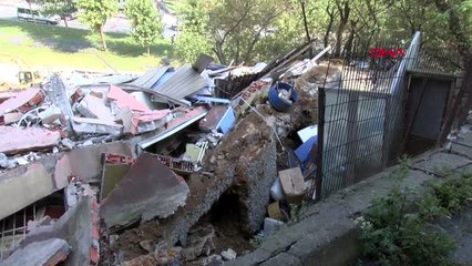 İstanbul Sütlüce'de Boşaltılan Binalara "Risk İşaretlemesi"