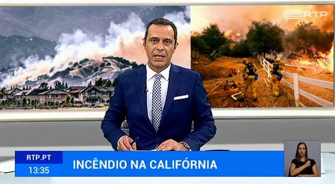 Incêndio Califórnia provoca um morto e destrói dezenas de habitações